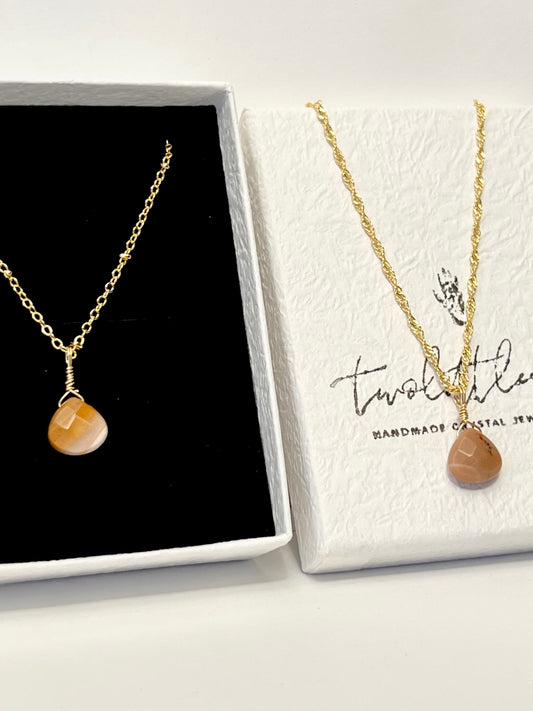 Mookaite Droplet | Gold