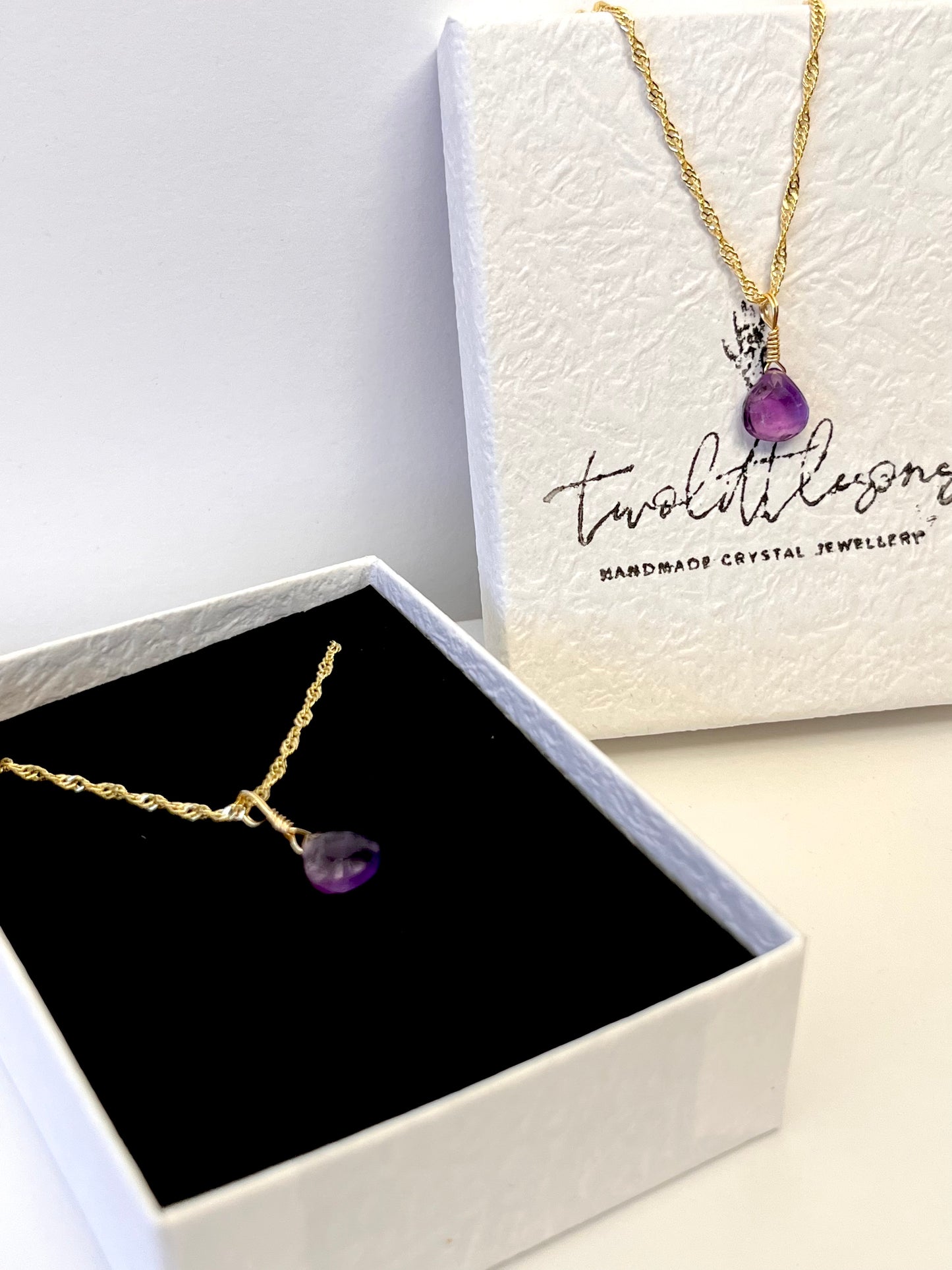 Amethyst Droplet | Gold